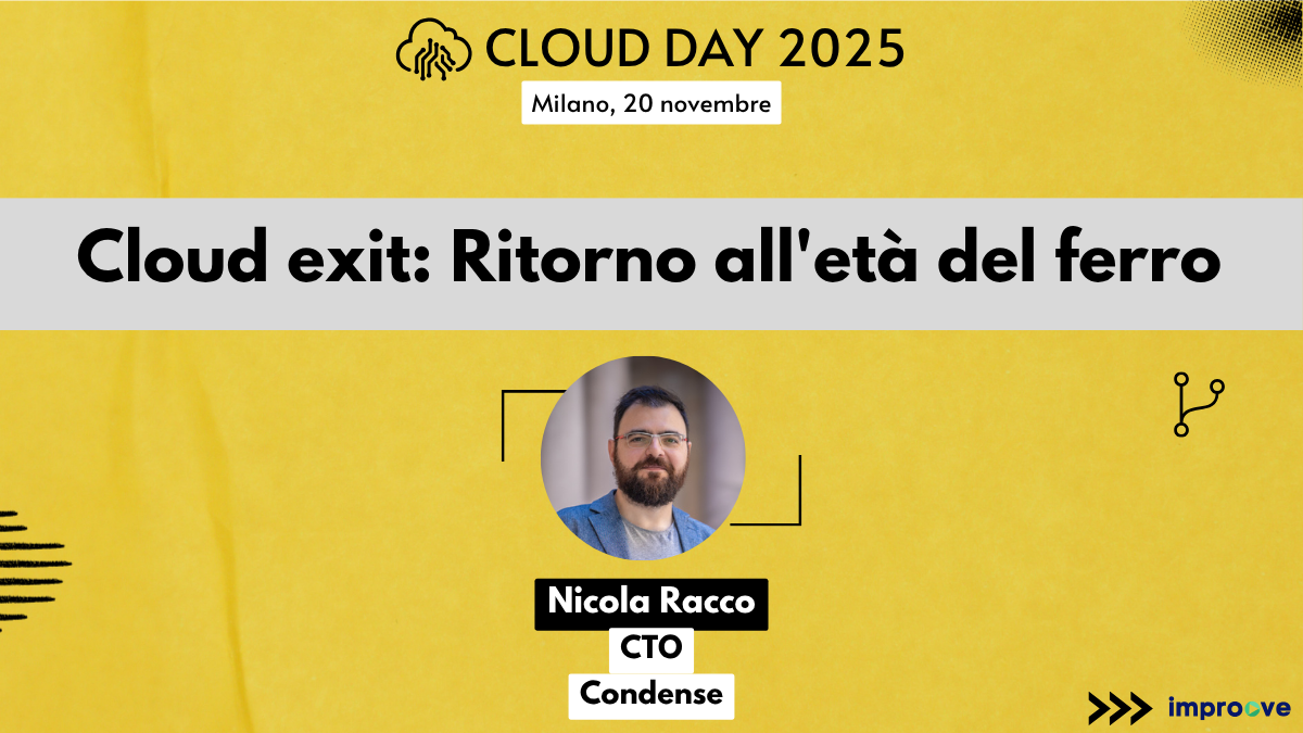 Cloud exit: Ritorno all'età del ferro
